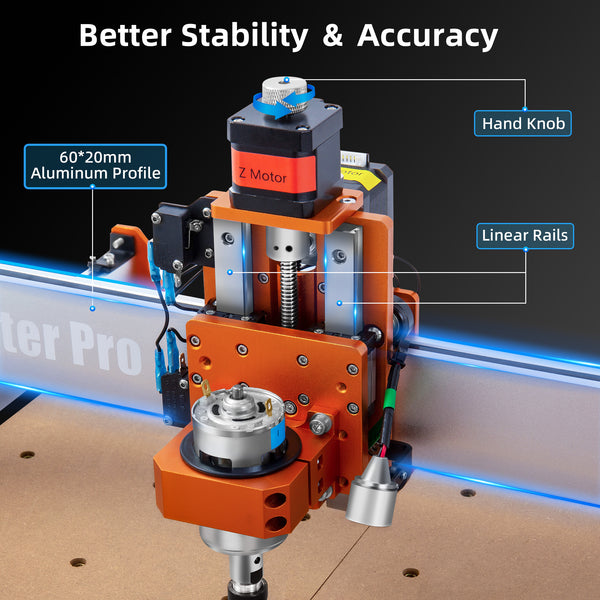 CNC Router Masuter Pro with 20W Laser Bundle Kit – FoxAlien