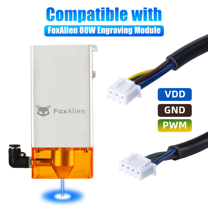 Laser Connecting Wire for 80W Laser Module |  118 inch Long