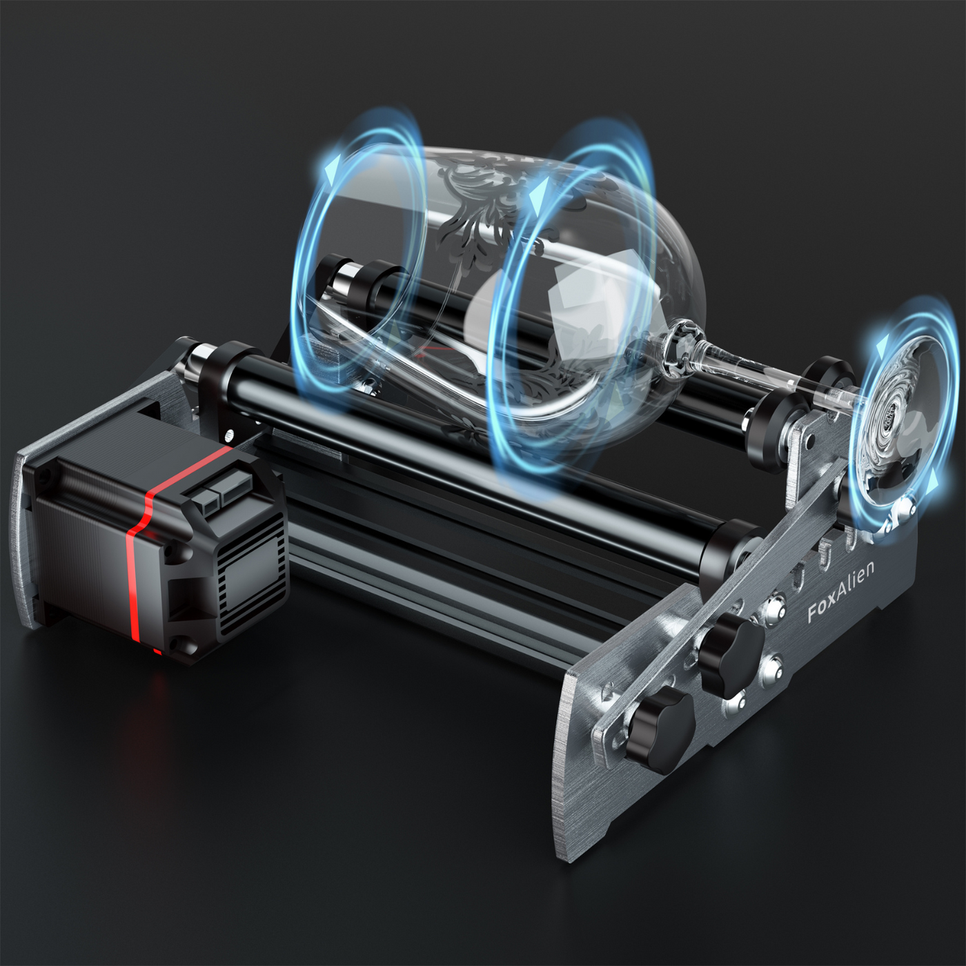 [2024 New] Laser Rotary Roller R57-41 for XE-PRO & Closed Loop Motor S –  FoxAlien