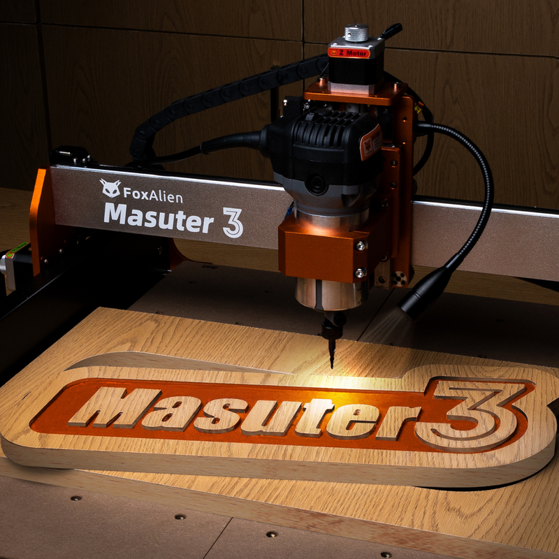 CNC Router Masuter 3 with 300W Spindle Kit